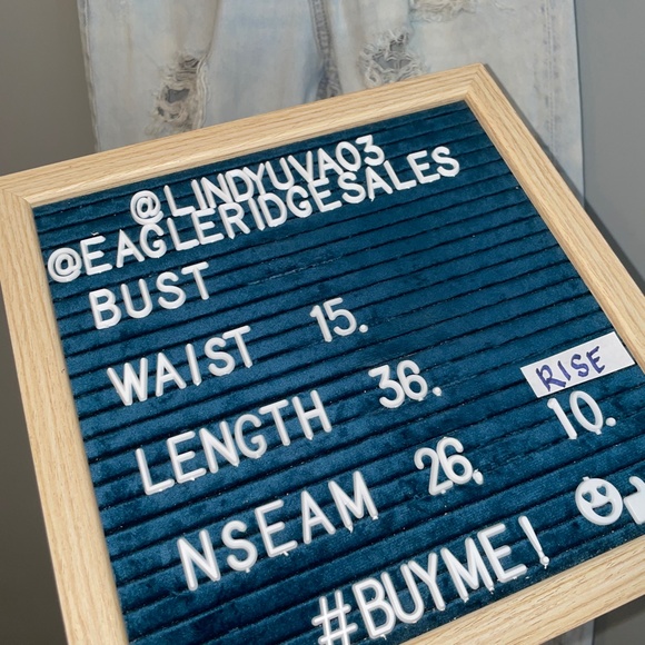 EUC H&M & Denim Distressed Ripped Boyfriend Jeans Light Wash Size 27 - Picture 8 of 8